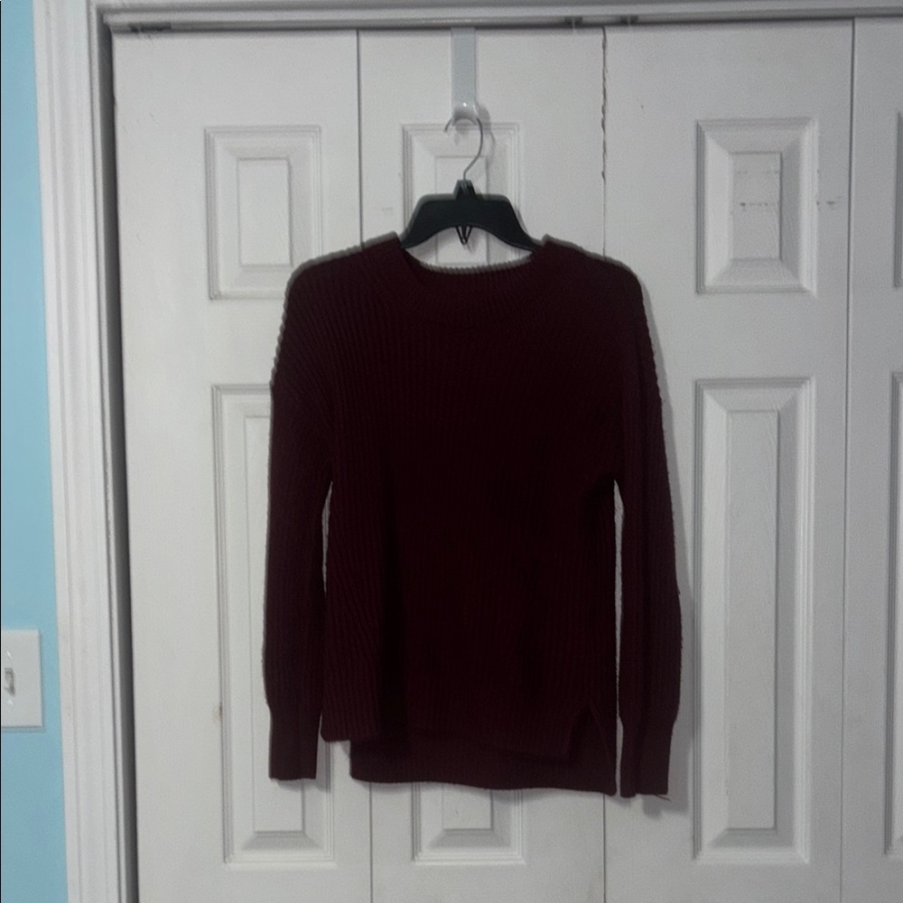 Women's Burgundy Sweater